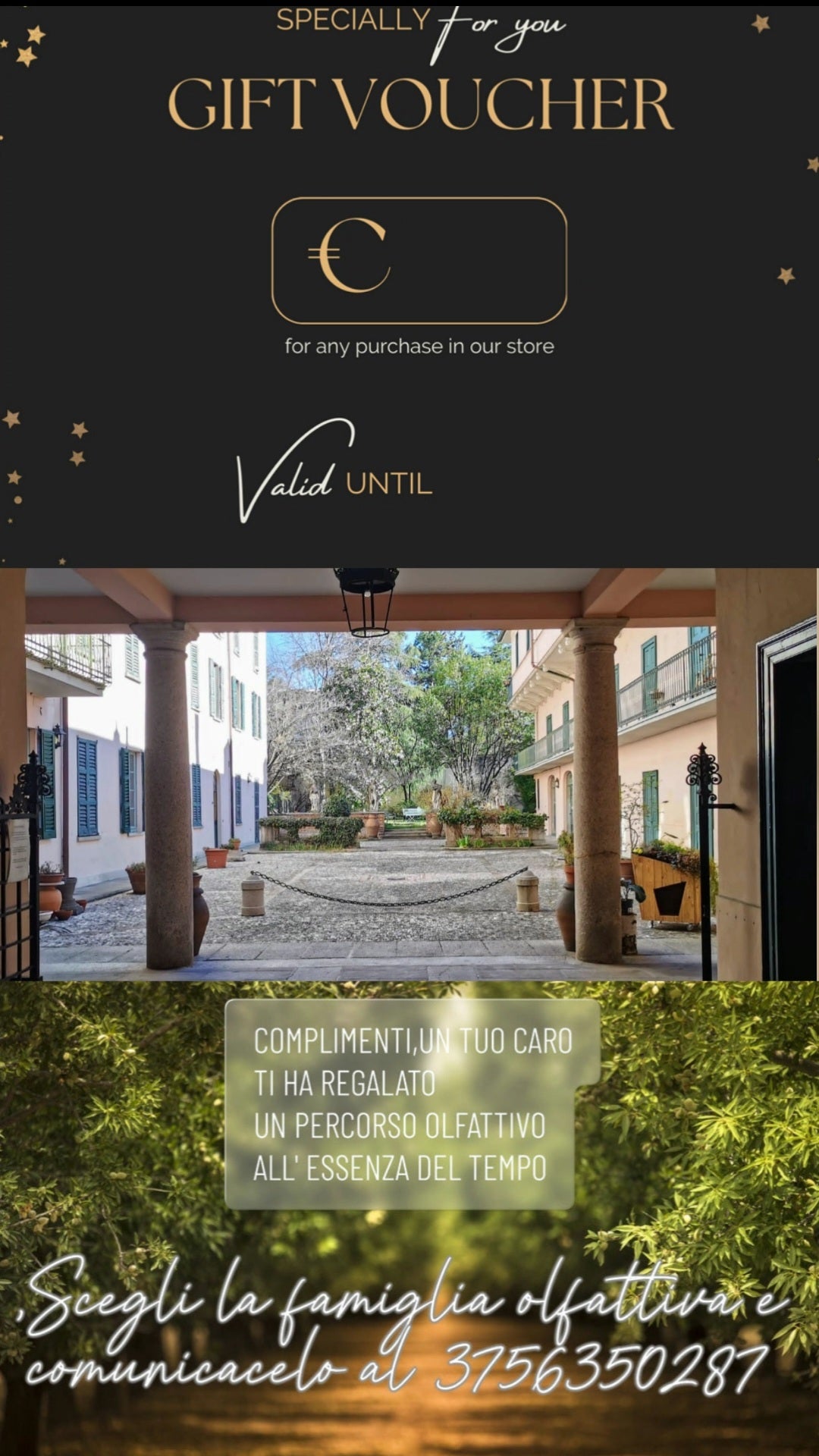 SCENTED JOURNEY GIFT CARD + 50 GIFT CARD